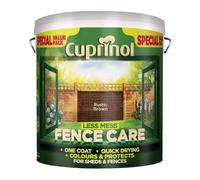 Cuprinol Less Mess Fence Care 6L Rustic Brown (445660) by Cuprinol