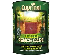 Cuprinol Less Mess Fence Care Paint - Autumn Red 5L