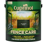 Cuprinol LMFCWG6L Less Mess Fence Care Woodland Green 6 Litre, 6l