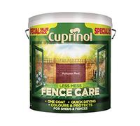 Cuprinol 5194068 Less Mess Fence Care Autumn Red 6 Litre