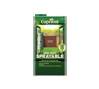 Cuprinol One Coat Sprayable Fence Treatment 5 Litre, Autumn Brown
