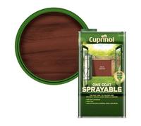 Cuprinol 5355974 One Coat Sprayable Fence Treatment Rich Cedar 5 Litre
