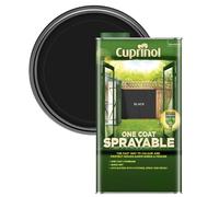 Cuprinol 5355970 One Coat Sprayable Fence Treatment Black 5 Litre