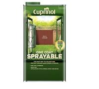 Cuprinol 5355974 One Coat Sprayable Fence Treatment Rich Cedar 5 Litre