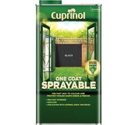 Cuprinol 5355970 One Coat Sprayable Fence Treatment Black 5 Litre