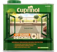 Cuprinol UV Guard Decking Oil - Natural Oak - 2.5L