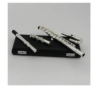 Cupronickel Silver Plated Student Flute With Curved And Straight Head Joint Flutes Kit
