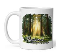 Cups Redwood National Park California 330Ml Mugs Classic Durable Coffee Cups for Latte Men Women