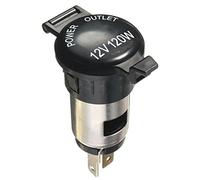 Cupsofu 12V 120W Lighter Socket Plug Outlet For Car Motorcycle Boat