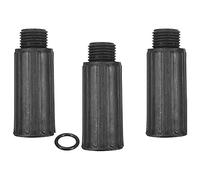 Cupsofu 3Pcs Oil Cap Plug Compressor Parts for E100087 Black Thread M15 1.50mm Compressor Oil