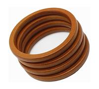 Cupsofu 4PCS Wooden Round Handles Replacement for Handmade Bag Handbags Purse Handles
