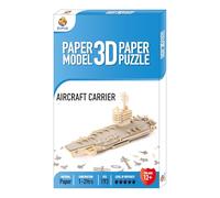 CUPUZ 3D Papercraft Kit - DIY Paper Model Building Set for Kids & Adults | STEM Educational Craft Toy | Creative Screen-Free Activity & Display Gift (Nimitz Class Aircraft Carrier)