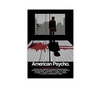 CUQ American Psycho Horror Movie Poster Home Decor Wall Decoration Gift Canvas Wall Art Bedroom Painting 16x24inch(40x60cm)