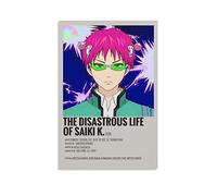 CUQ Anime Poster The Disastrous Life of Saiki K Kusuo Canvas Poster Prints on Canvas Home Wall Decor Picture Print Modern Family Bedroom Decor Posters 08x12inch(20x30cm)