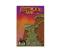 CUQ Fleetwood Mac Band Vintage Poster Prints on Canvas Home Wall Decor Picture Print Modern Family Bedroom Decor Posters 08x12inch(20x30cm), Unframe-style