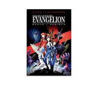 CUQ Neon Genesis Evangelion Death Rebirth Anime Poster Home Decor Wall Decoration Gift Canvas Wall Art Bedroom Painting 08x12inch(20x30cm)