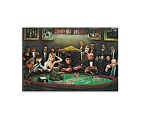 CUQ Scarface Goodfellas Godfather Sopranos Movie Poster Prints on Canvas Home Wall Decor Picture Print Modern Family Bedroom Decor Posters 08x12inch(20x30cm)