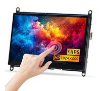CUQI 7 Inch Mini Monitor HD IPS 1024 x 600 HDMI Display Touchscreen for Raspberry Pi 3/4/5, PC, Windows, Xbox, Camera