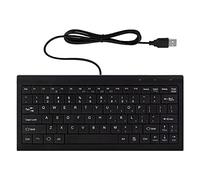 CUQI Mini Keyboard, Small Wired Keyboard 82 Scissor Keys, USB Interface Compact Keyboard for Android, Windows PC, Laptop, Raspberry Pi, Windows 10/8/7