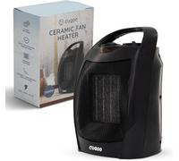Cuqoo 2Kw Ceramic Fan Appliance Fast Warm Air Portable Electric Unit With Thermostat Quiet Home Office Small Room