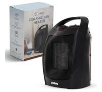 CUQOO 2KW Ceramic Fan Heater - Fast Heating Portable Electric Heater with Thermostat, Quiet Space Heater for Home Office, 2000W Energy-Efficient Small Room Heater