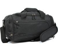 Cuqoo 40X20X25Cm Ryanair Cabin Bags With Adjustable Shoulder Strap In Black, Perfect Under Seat Airline Hand Luggage Bag
