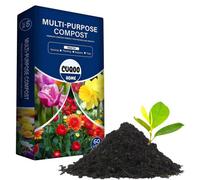 Cuqoo All Purpose Compost 60L Multi Use Growing Media For Flowers Vegetables Pots Beds Containers And General Garden Planting