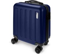 Cuqoo Avio 45Cm Cabin Suitcase Twilight Blue Lightweight Carry On Luggage 45X36X20Cm Hard Shell Spinner Bag For Ryanair Easyjet