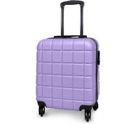 Cuqoo Avio Carry On Suitcase 45Cm Lilac Hard Shell Cabin Luggage 45X36X20Cm Airline Approved For Easyjet, Ryanair, Ba Travel