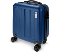 Cuqoo Avio Jett 45Cm Cabin Suitcase Lightweight Carry On Luggage Hard Case Telescopic Handle & Lock Approved Cabin Bag Ryanair Easyjet