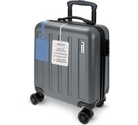 Cuqoo Avio Jett 45Cm Cabin Suitcase Lightweight Hard Shell Carry On Luggage With Spinner Wheels And Telescopic Handle Airline Cabin Bag