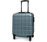 Cuqoo Avio Mineral Blue Atlas Carry On Suitcase 45X36X20Cm Lightweight Hard Shell Suitcase Airline Approved For Easyjet Ryanair