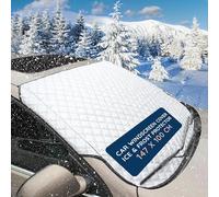 CUQOO Car Windshield Cover - Heavy Duty Car Windscreen Cover For Winter, Frost & Snow Protector, Ultra-Thick, Waterproof & Windproof Windscreen Cover, All-Season Ice Shield for Cars, SUVs & Trucks