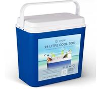 CUQOO Cool Box - Compact Insulated Ice Box for Camping, Beach, Travel & Picnics - Portable Cooler with Handle - Keeps Food & Drinks Cold for Hours - Lightweight & Durable Design 24L/30L