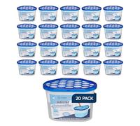 CUQOO Disposable Dehumidifier for Home 500ml, Pack of 20 Moisture Absorber Dehumidifiers for Damp, Mould, Kitchen, Wardrobe, Bedroom, Caravan, Office, Garage, Bathroom - Mini Condensation Absorbers