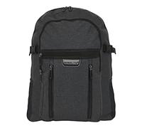 CUQOO Easyjet Traveling Backpack Travel Essentials in Black - 45x36x20cm Lightweight Multiple Pocket Laptop Tote Bag | Airplane Carry-on Smart Hand Luggage | Premium Multipurpose Bag for Men & Women