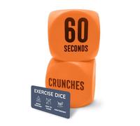 CUQOO Exercise Dice Set - Fun Fitness Dice with 36 Unique Exercises for Full Body Workouts, Includes Squats, Push Ups, Lunges, Crunches, Time & Reps, Fitness Accessories for Home & Gym Training