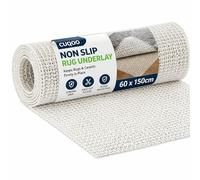 CUQOO Non Slip Rug Underlay 60x150cm Rug Gripper for Carpet & Hard Floors Anti Slip Mat Carpet Grippers for Laminate Wood Tile Non Slip Rug Underlay Cut to Size Carpet Underlay