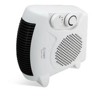 CUQOO Powerful 2KW Fan Heater with 2 Heat settings & Cool Function - Upright Electric Quiet Space Heater for Home with Variable Thermostat, Low Energy Usage