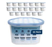 Cuqoo Premium Dehumidifiers For Home Disposable, 500Ml Pack Of 20, Mini Dehumidifiers For Home Damp And Mould