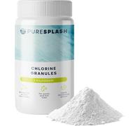 Cuqoo Pure Splash 1Kg Chlorine Granules For Hot Tubs Inflatable And Above Ground Pools Pool Chemicals For Crystal Clear Water