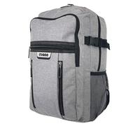 CUQOO Traveling Backpack Travel Essentials in Black - 40x25x20cm Lightweight Multiple Pocket Laptop Tote Bag | Airplane Carry-on Smart Hand Luggage | Premium Multipurpose Bag Fits Ryanair & Easyjet