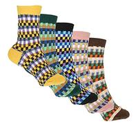 CUQOO Womens Thermal Socks - 5 Pairs Extra Thick Wool Thermal Socks Womens 4-7 for Winter Warmth, Soft, Breathable & Insulated for Hiking, Camping, Home, Warm & Cosy