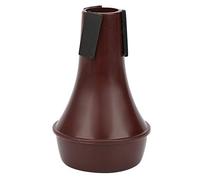 Cuque July Summer Gifts convenient to use Semi-Closed Trumpet Mute, ABS plastic Trumpet Mute Silencer, Trumpet for home(Red wine)