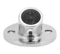 Cuque July Summer Gifts Hand Rail Fitting, Hand Rail Round Stanchion, 60 Degree MJS013 Corrosion Resistant Silver 316 Stainless Steel for Marine(22mm)