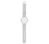 Cuque July Summer Gifts Stainless Steel Watch, Quartz Movement Quartz Watch for Family for Women for Friend for Classmate(Silver)