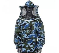 Cuque Protective Jacket for Beekeepers, Ventilated Beekeeper Jacket for Beekeeping (Ocean Blue)