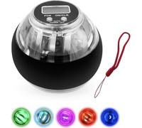Curaball Hand Exerciser, Gyro Ball Wrist Exerciser, Torque Ball Hand with Counter & Light