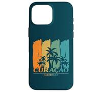 Curacao Caribbean Palm Trees Beach Holiday Ocean Souvenir Case for iPhone 16 Pro Max