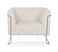 Curacao Cord | 1- Seater - Lounge Chair White